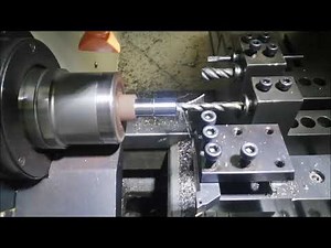 External turning, Internal turning, Drilling, Tapping & Cutting-off on Jinn fa CNC Lathe