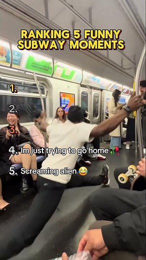 Top 5 FUNNIEST Subway Moments That Shouldn’t Be Real 🚇💀
