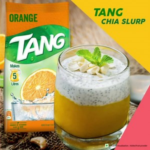 584K views · 2.6K reactions | Try the refreshing Tang Chia Slurp, to cool off the lazy hot afternoons. Step 1. Mix 1 tbsp Tang Orange & 1 tbsp Tang Mosambi with 1 glass water in a blender. Step 2. Add 2-3 scoops of vanilla ice cream and blend again. Step 3. Soak chia seeds in water till they bloom. Step 4. Pour the Tang mix in a glass over 2-3 ice cubes, adding the water-soaked chia seeds. Step 5: Slurp away! #SummersWithTang #TangChiaSlurp | Tang India | Facebook