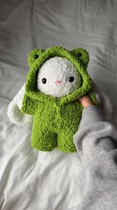 3.6K views · 53 reactions | Crochet bunny in a frog onesie ☁️ #crochet #amigurumi #crochetplushie #fyp #crochetbunny #crochetfrog #plushies #bunny #amigurumis #frog #diy #fyp #amigurumilove #amigurumipattern #crochetinspiration #crochetpattern #crochetlove #crocheting #crochetplushies | Crochet World | Facebook