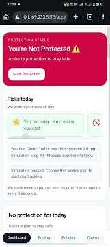 Team: Vada Pav | Demo Video | Phase 2 | Guidewire DEVTrails Hackathon