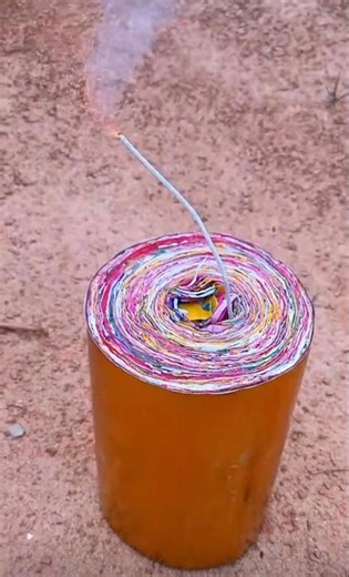 Color Paper Bomb #fireworks #firecracker