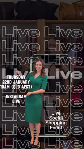 Designer vintage at TCCB on Instagram: "UPDATE!! 🚨Our LIVE Social Shopping event will now be on Thursday 22nd January at 10am (Queensland Australia) AEST and 10:30am on Tik Tok All will be explained in our introduction from 10am on instagram and 10:30am on Tik Tok. You can buy on the day and items will be shipped the same day. Exclusive 10 pieces only to start. Terms and conditions will be posted soon so keep an eye out - they will be pinned to our socials. Live social shopping | Live Shopping