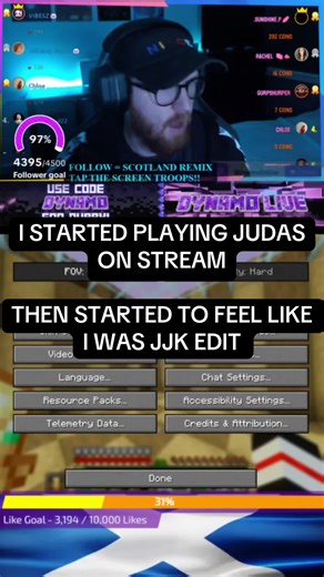 Great start to my stream! #jjk #minecraft #tiktoklive #gojovssukuna