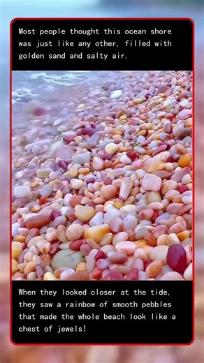A Beach Made of Gems? 💎🌊 Simply breathtaking!