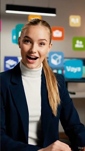 Teen Girl Using Laptop at Workplace 💻 | Autodesk Icons Floating | All Autodesk Apps at ProAccess.me