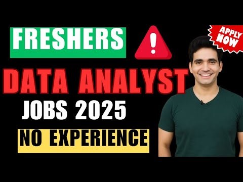 Data Analyst Fresher Jobs 2025 | Data Analyst Fresher Salary 2025