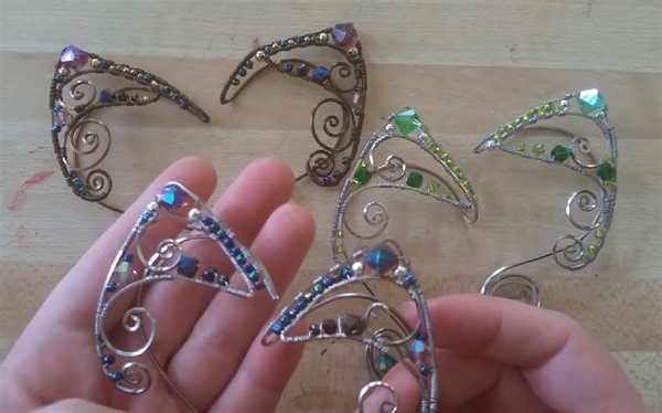 【金属绕线】精灵耳绕线耳饰 | Yvonne Williams