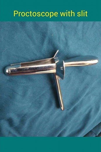 Proctoscope #rectalexamination #proctoscopy #analexamination #surgeryinstruments