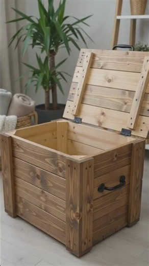 Wood Pallet to Amazing DIY Storage Box 🪵📦 | Easy Woodworking Project | Best DIY Organizer Idea