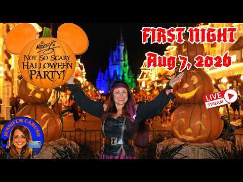 🔴LIVE Mickey’s Not So Scary Halloween Party Walt Disney World 08/07/2026