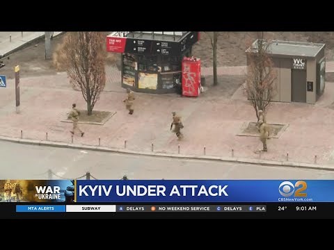 Street fighting in Kyiv as Russian forces invade Ukraine capital