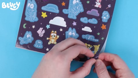 Bluey Scratch ‘n Color Pad, 9-Page Activity Coloring Book, Includes Scratch Art, Stickers for Kids, Bluey Toys, On the Go Activity Playset, Bluey Toys for Toddlers 1-3, Great Gift for Kids Ages 3 & Up