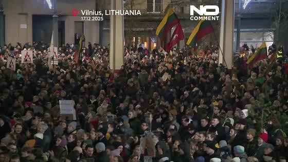Thousands protest in Lithuania against changes to public broadcaster law