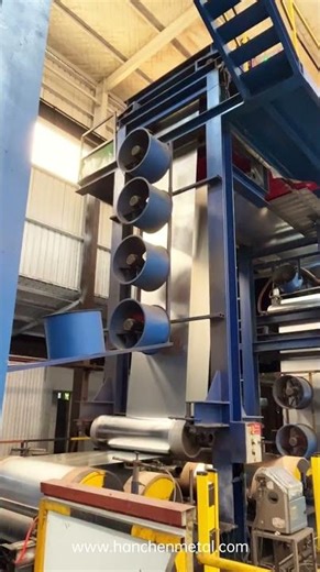 Reliable Color Coated Aluminum Coil Production | Hanchen Metal Factory Line