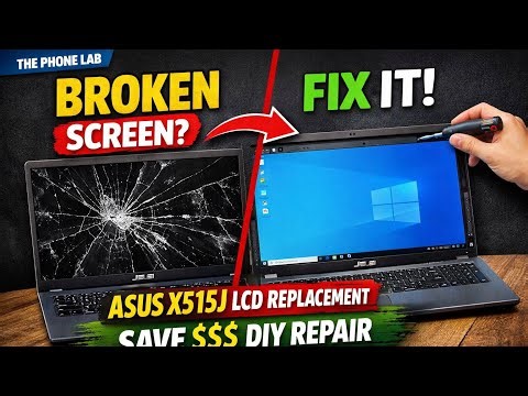 Asus X515J Screen Replacement – Step by Step Full Guide | Save Your Money 💻#diyrepair #asuslaptops