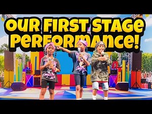 First Time PERFORMING on STAGE! See the WHOLE performance NOW!