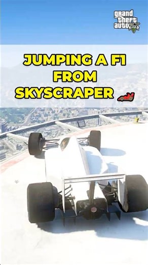 Dropping an F1 Car from the Tallest Building in GTA 🚀😳