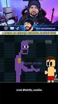 🤣 The routine of PURPLE GUY and the CRYBABY in FNAF!