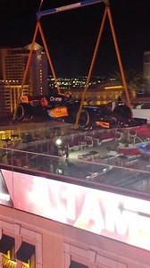 436K views · 5.5K reactions | An F1 car flying high above the Las Vegas Strip!  #LasVegasGP #F1 | McLaren | Facebook