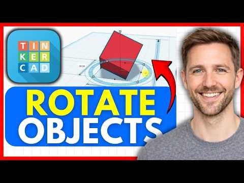 How To ROTATE Objects In Tinkercad (EASY) 2026