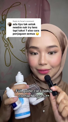 Replying to @Farae full guide step by step, do & dont for contact lenses 🩷 so yang baru nak try pakai lens i hope this is helpful for you !! #carapakailens #contactlensguide #lens #contactlens #howtowearlens #contactlenstips