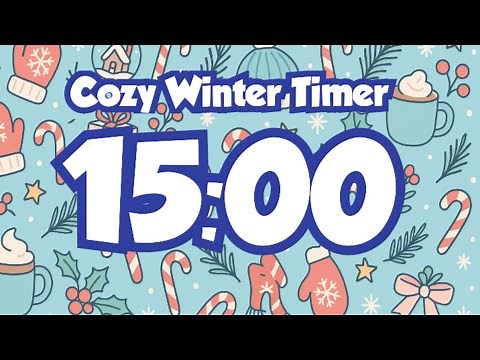 15-Minute Winter Timer – Cozy Snowy Focus & Productivity