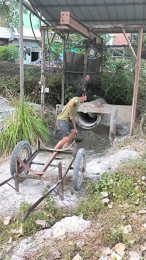 Concrete Mixing in Motion: The Power of the Roller