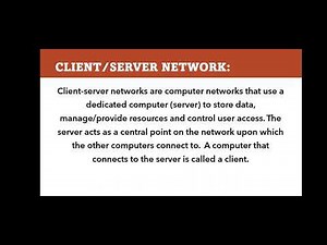 (TLE-ICT) Advantages & Disadvantages of Client/Server Network