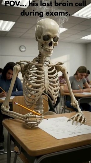 POV: Your Last Brain Cell During Exams 💀📚 #shorts