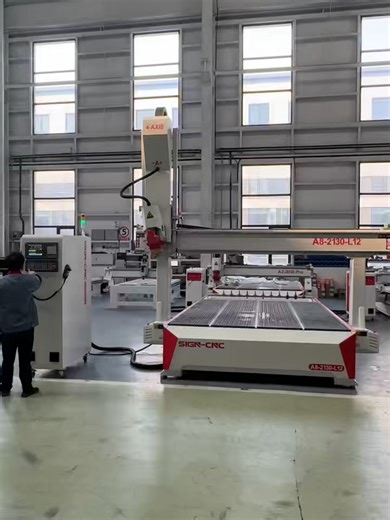 A8 Series ATC 4 Axis CNC Router: Efficient Tool Changing