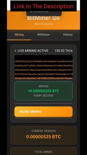 BitMiner Go 2026 🔥 Real Bitcoin Mining App? Live Proof 😱 #shorts #bitcoin
