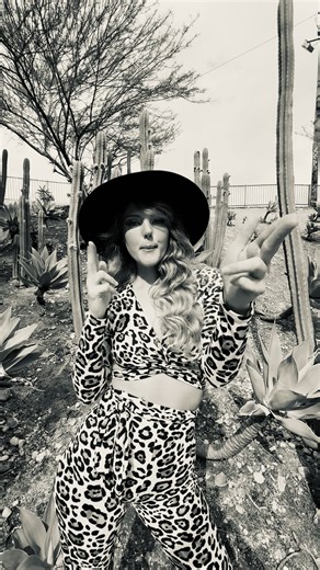 Desert confidence. Timeless attitude. Animal Print — now available at Ximena Valero Showroom, Downtown LA. ♠️ #XimenaValero #TransformableFashion #AnimalPrint #DesertMuse @aldamodeling