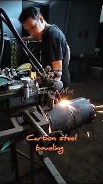 CARBON STEEL BEVELING NC2 SMAW #smaw #beveling #welding