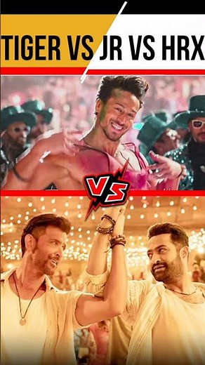 Tiger Shroff Vs NTR Vs Hrithik Roshan War 2 Dance #shorts #tigershroff #hrithikroshan #jrntr #dance