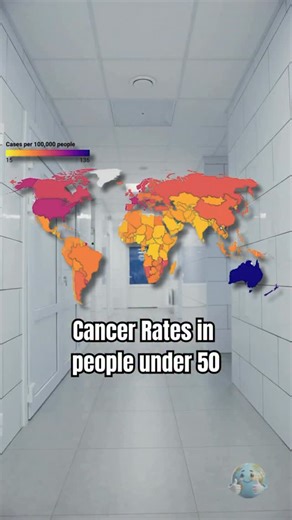 This isn’t a weather map. It’s a cancer map. And it’s people under 50. We keep pretending cancer is something that only shows up at 72 after a lifetime of cigars and buffet lines. Meanwhile the numbers are screaming that something is off in how we live, work, eat, sleep, and “hustle.” Ultra-processed food everywhere. Screens all day and sleep all over the place. Stress through the roof. Healthcare that waits until you’re sick instead of helping you stay well. But say that out loud and people rol