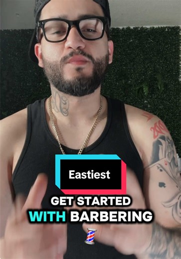 Easiest Way to get started with barbering . Remember to stack those hours and practice. Don’t start doing fades. Automatically start with a number one on the sides with a number two on the sides and blend into the longer hair and just take your time.#barbertalk #barber #barberclippers