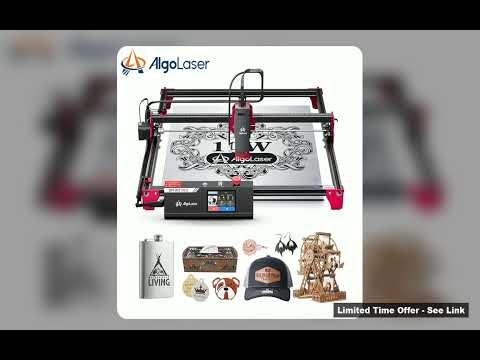 AlgoLaser Laser Engraving Machine DIY KIT MK2 10W High Precision Laser Spot Cutting Machine 35Inch T
