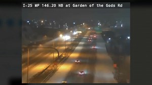TRAFFIC TRACKER: We're tracking winter weather impacts to your morning commute! Here's a look at the conditions on I-25 and Garden of the Gods this morning ❄ 📷: COtrip | KRDO13