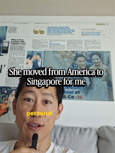 She left America to build a life with me in Singapore. The first 6 months nearly broke us. 😅🇸🇬 Nobody tells you that love and logistics are two very different things. When my American wife moved to Singapore for me 18 years ago, we had to figure out how to actually live together — different habits, different cultures, different ideas about everything. There were adjustments. There were compromises. There were moments where we both wondered what we'd gotten ourselves into. But we figured it ou