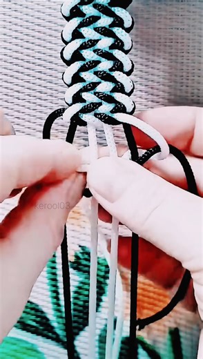 12K views · 200 reactions | How to make a snake knot macrame bracelet懶 | Kerol03 | Facebook