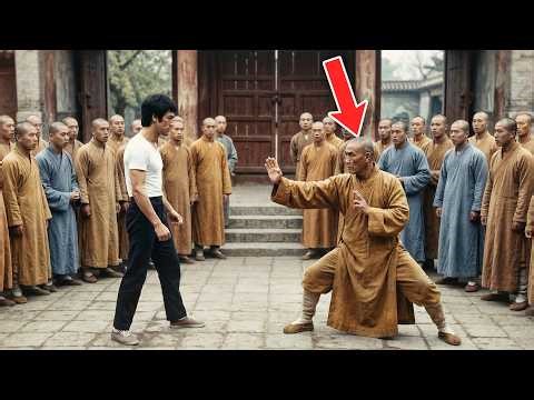 Bruce Lee visited the Shaolin Temple... the monk who challenged him didn't know who he was