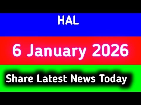 hal share latest news today || hal share latest news