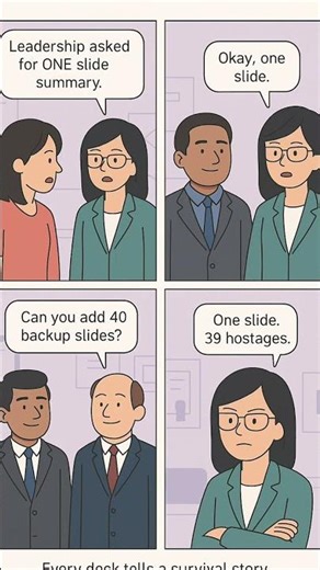 EP6: 1 Summary Slide ,39 backup #consultinglife #workvlog #comics #comedy