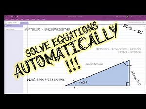 OneNote | Solve Math in OneNote