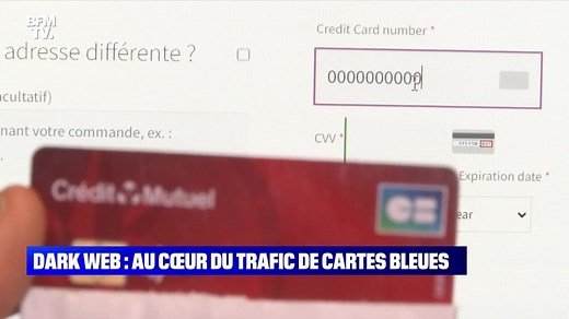 Dark web : au cœur du trafic de cartes bleues - 03/12