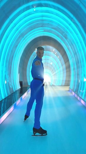 The Dancing On Ice tunnel is filthy 😝 #dancingonice #iceskating #fyp #figureskater #proskater