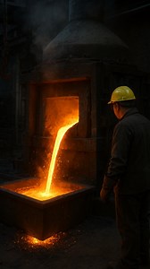 145K views · 1.9K reactions |  From Iron to Steel: The Genius Behind Steelmaking ⚡ . . . #SteelMaking #EngineeringMarvel #IndustrialRevolution #ScienceFacts #MoltenMetal #Innovation #FactoryLife #EngineeringWonders #Metallurgy #TechExplained | Vikash Kumar | Facebook