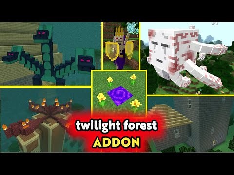 NUEVO Twilight forest Addon Minecraft pe 1.16 | Twilight forest mod para Minecraft pe 1.16.210