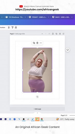 Fitness Training Poster created in Canva for all the fitness gurus out there. Promote your services with this Canva template I've made available. Here's the full design process. #canvalove #canva #fitness #flyer #branding #canvas